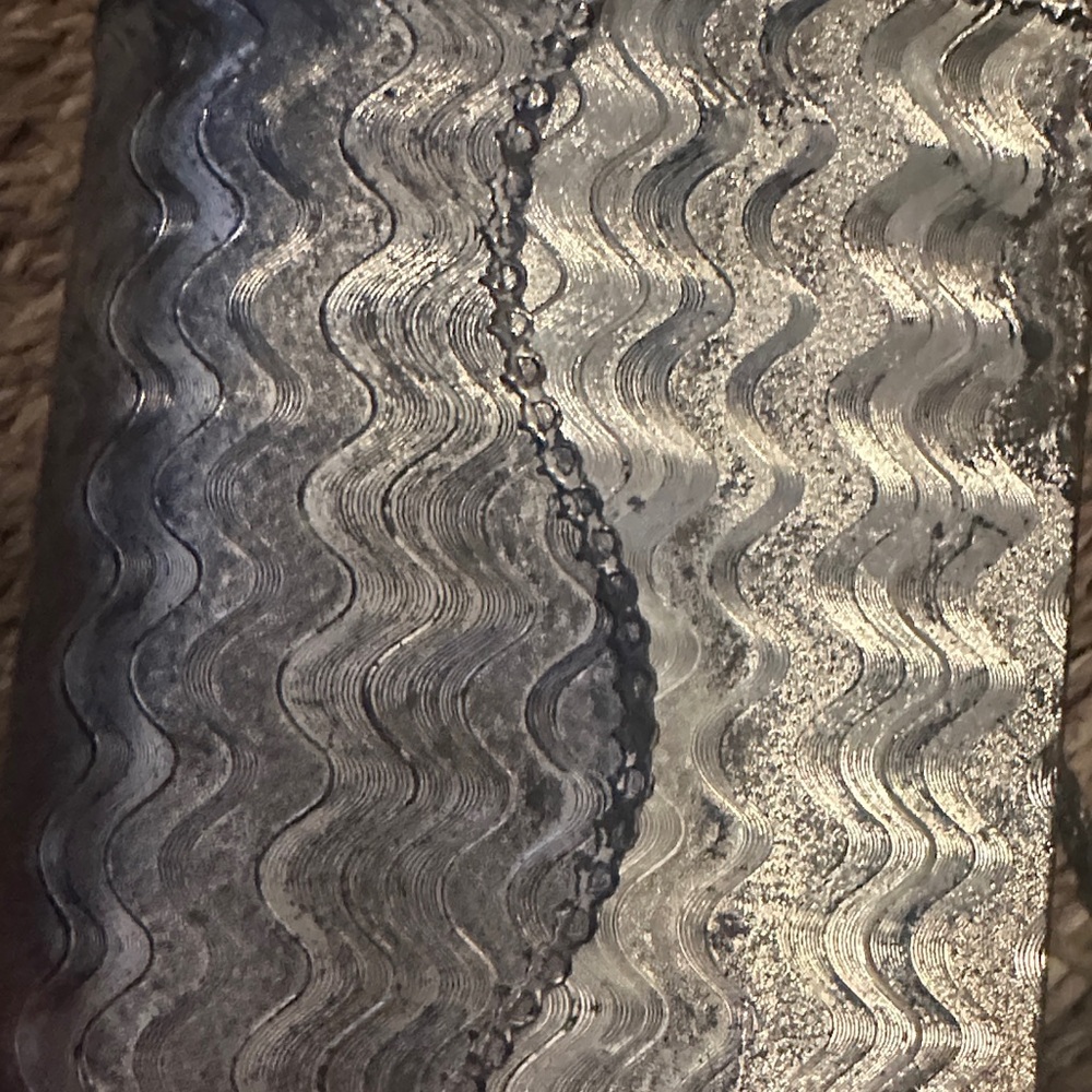 Vintage box Silver Clutch with Chain Strap 1940’s??? - Picture 7 of 8